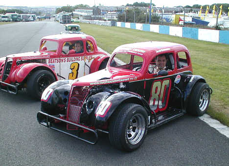 Jacob Kristensen (#80) på Donington Park i 2003.